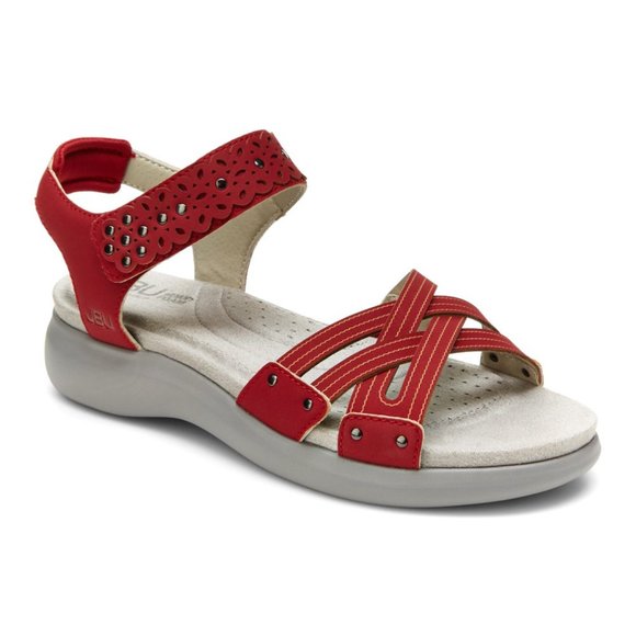 NEW JBU by Jambu Red Joanna Sandal - Women 7 - Picture 1 of 8